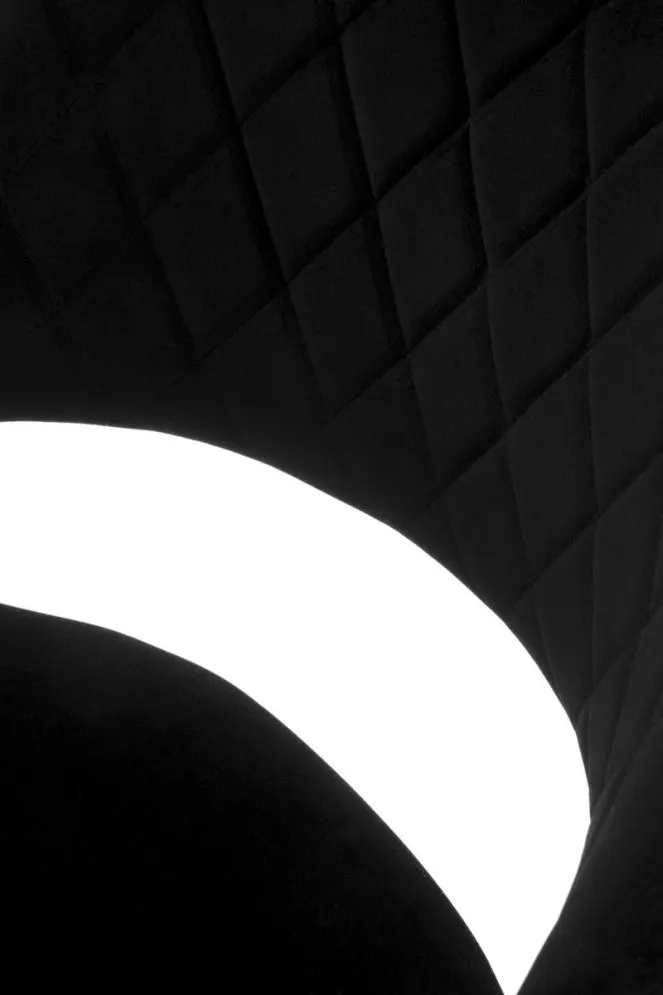 Hoker H-124 czarny/orzech na jednej nodze I sklep meblowy MIRAT. styl LOFT