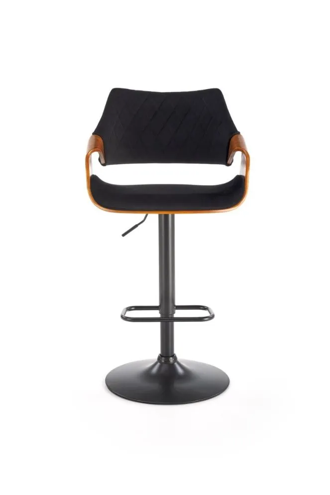 Hoker H-124 czarny/orzech na jednej nodze I sklep meblowy MIRAT. styl LOFT