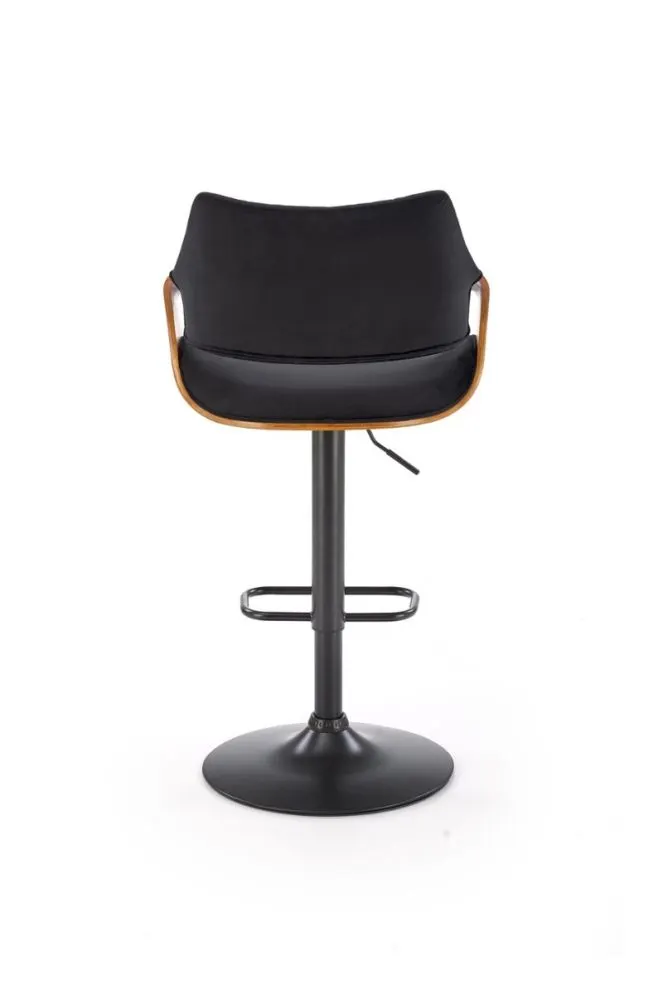 Hoker H-124 czarny/orzech na jednej nodze I sklep meblowy MIRAT. styl LOFT