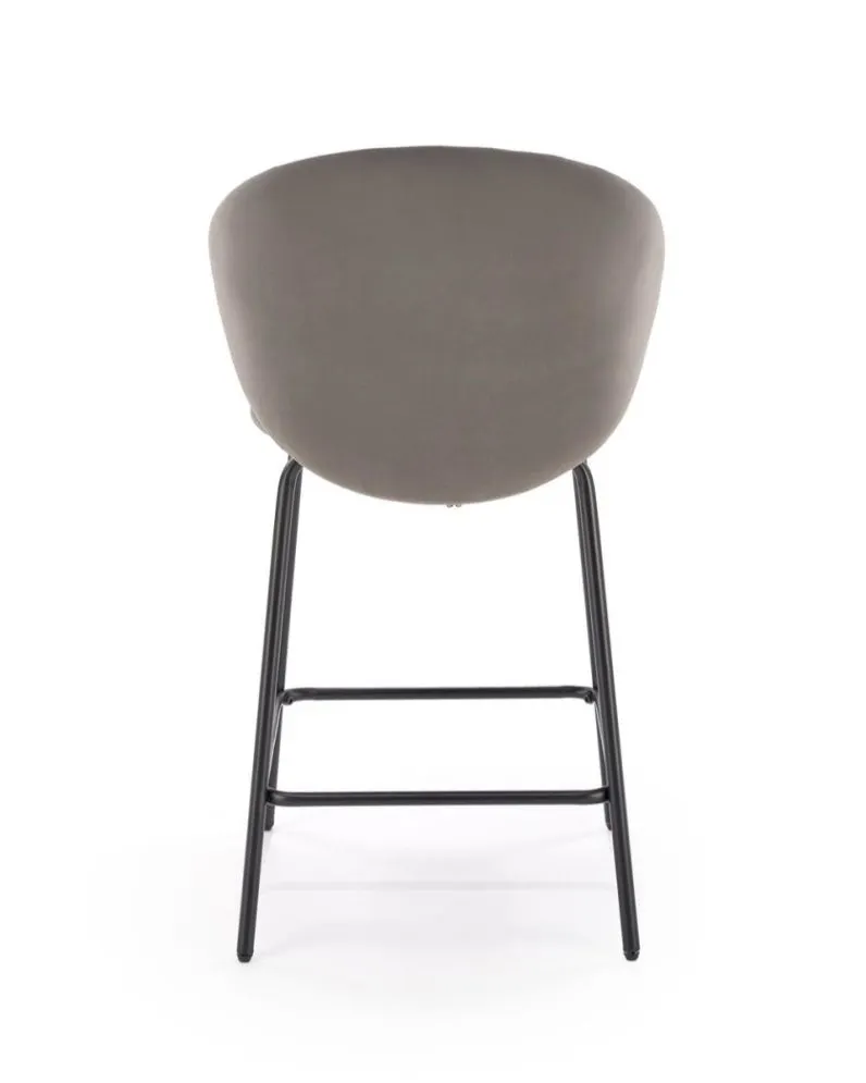 Hoker H-121 VELVET szary na metalowych nogach I sklep meblowy MIRAT. styl GLAMOUR, LOFT