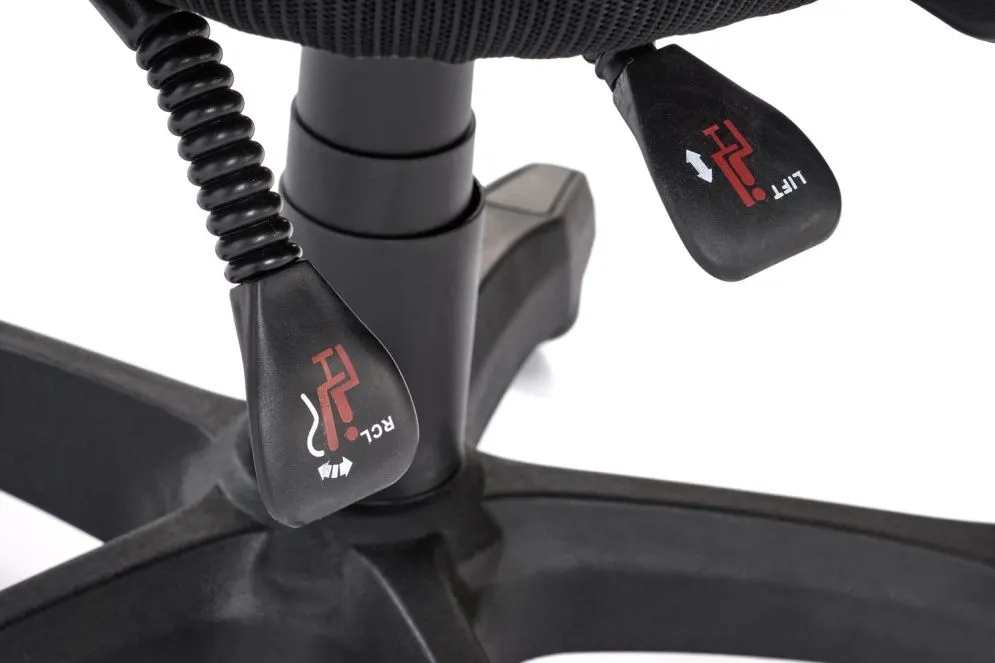 Fotel biurowy RAMOS czarny ergonomiczny I sklep meblowy MIRAT.