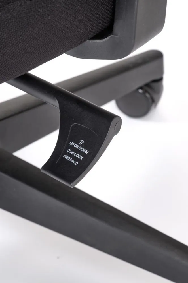 Fotel biurowy SONAR czarny z regulowanymi podłokietnikami I sklep meblowy MIRAT.