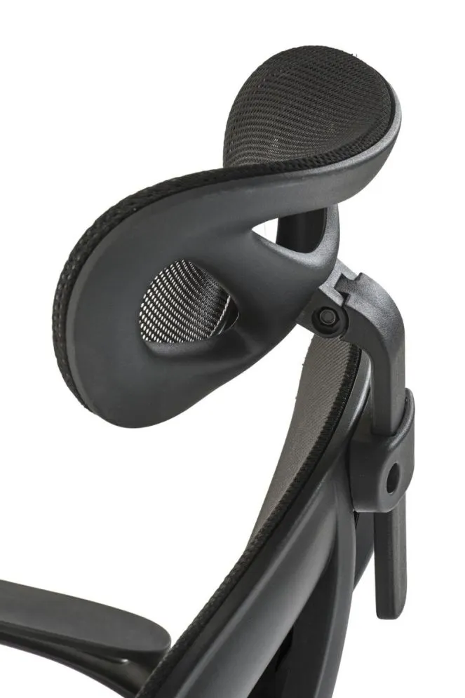 Fotel biurowy NEGRO czarny z regulowanym zagłówkiem I sklep meblowy MIRAT.