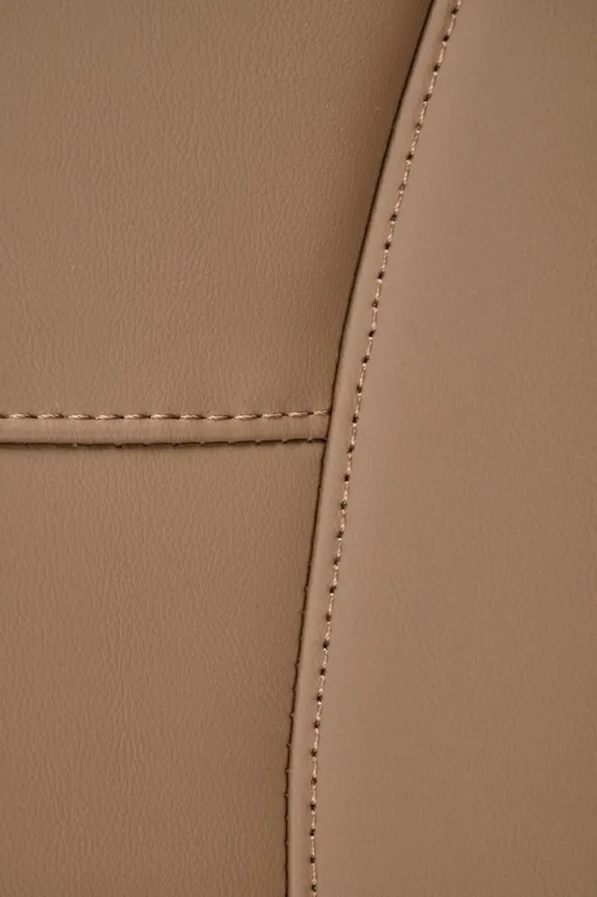 Fotel biurowy EDERSON cappuccino z eco skóry I sklep meblowy MIRAT.