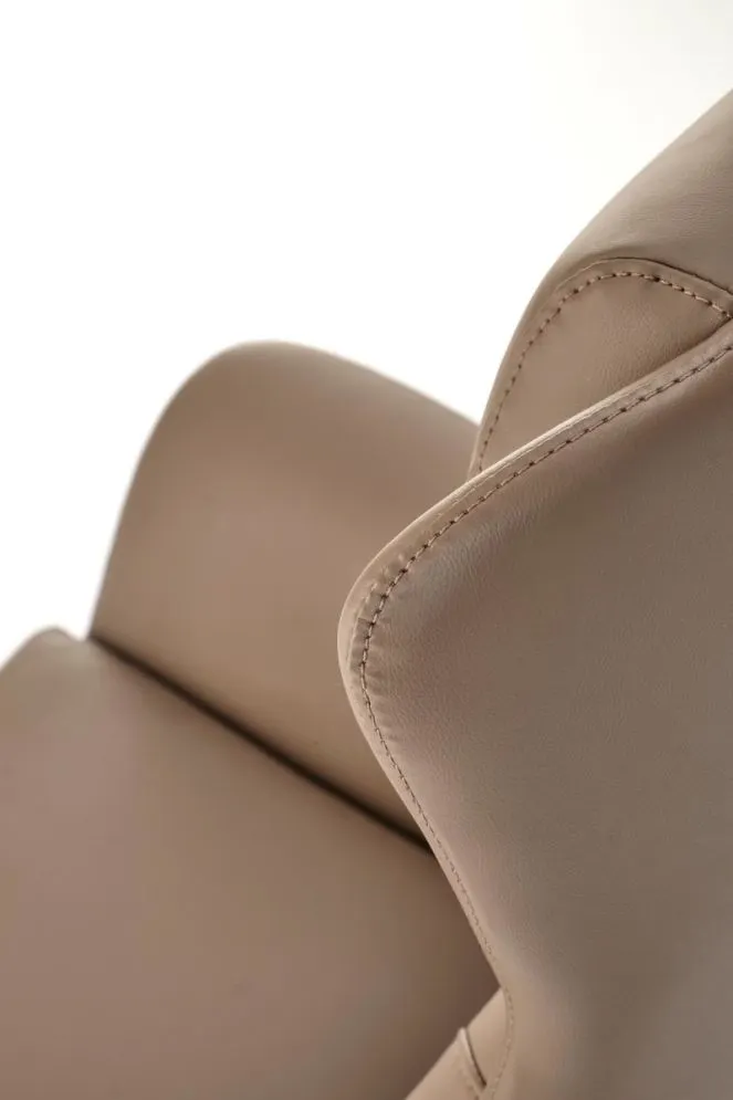 Fotel biurowy EDERSON cappuccino z eco skóry I sklep meblowy MIRAT.