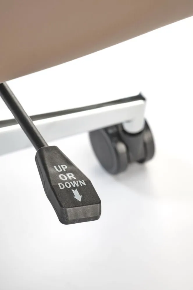 Fotel biurowy EDERSON cappuccino z eco skóry I sklep meblowy MIRAT.