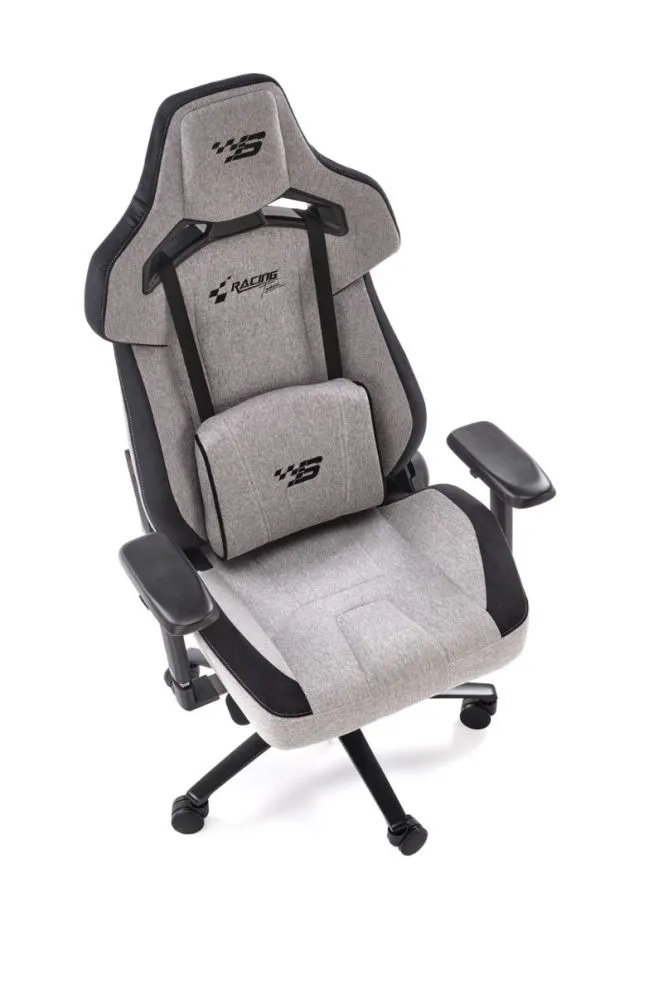 Fotel gamingowy ALISTER szary/czarny do pokoju młodzieżowego I sklep meblowy MIRAT.