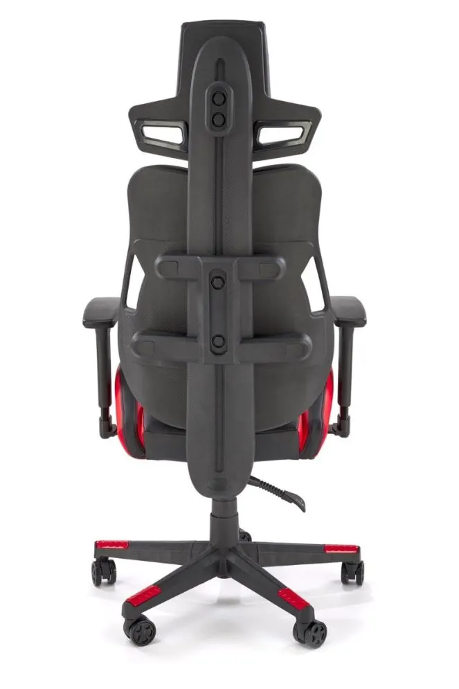 Fotel gamingowy NITRO czarny/czerwony z regulowanymi podłokietnikami I sklep meblowy MIRAT.