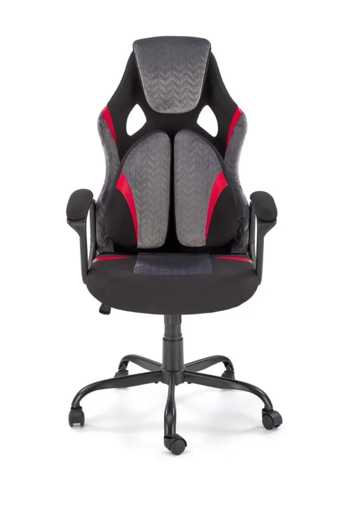 Fotel biurowy JENSEN czarny/szary obrotowy I sklep meblowy MIRAT.