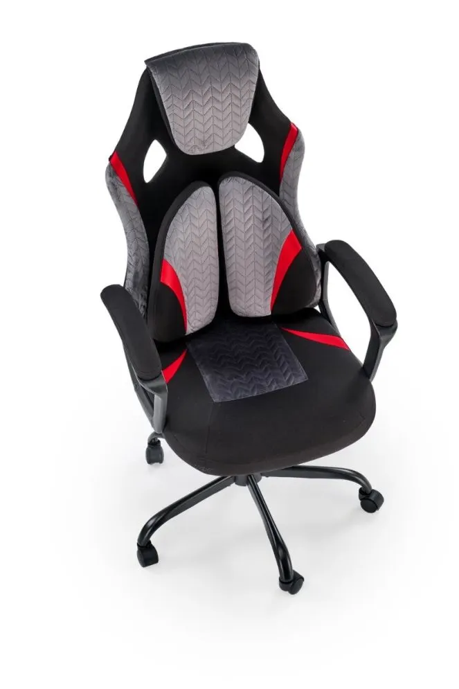 Fotel biurowy JENSEN czarny/szary obrotowy I sklep meblowy MIRAT.