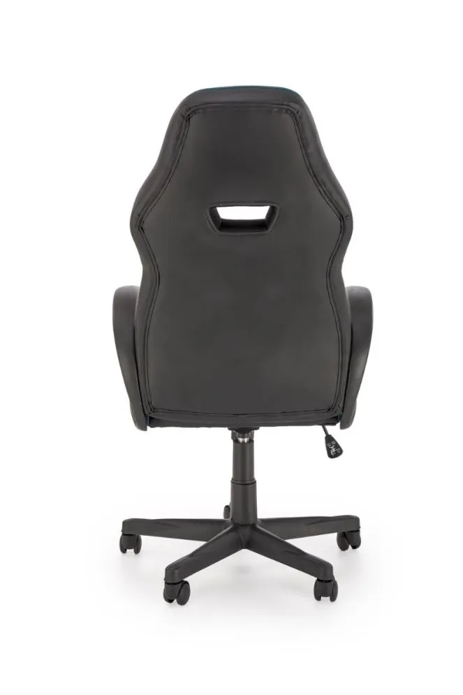 Fotel gamingowy RAGNAR czarny/niebieski eco skóra I sklep meblowy MIRAT.