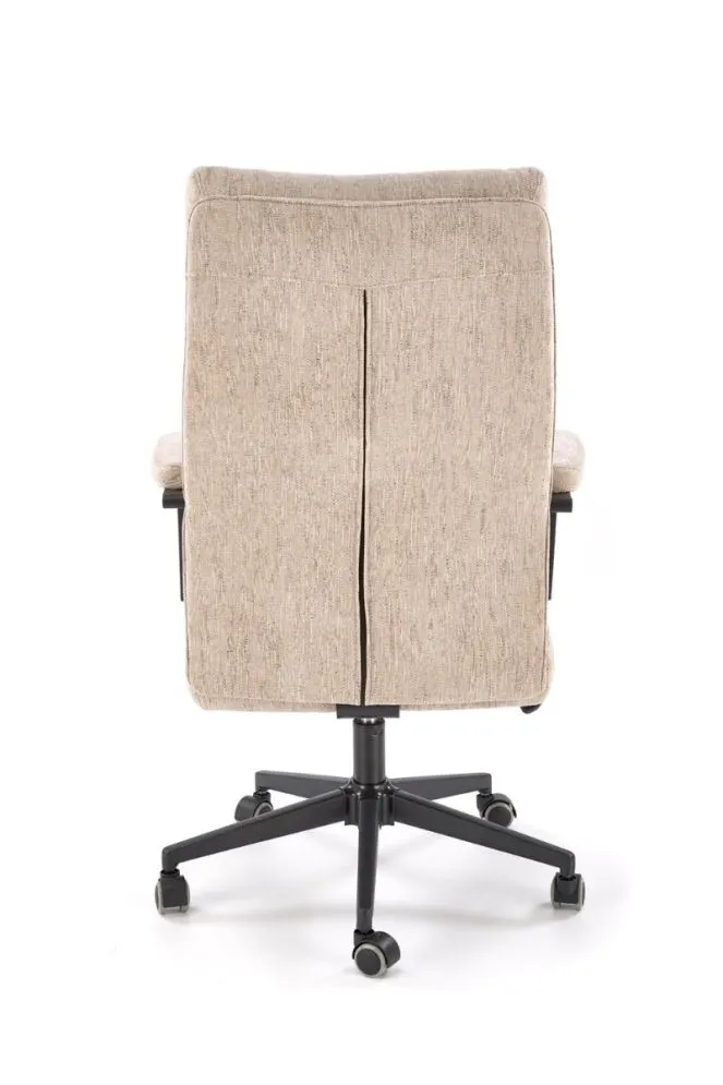 Fotel biurowy ADRIANO beżowy tapicerowany I sklep meblowy MIRAT.
