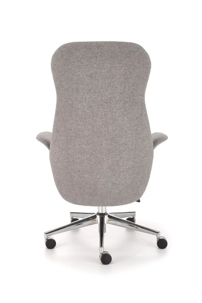 Fotel biurowy KEVIN szary tapicerowany I sklep meblowy MIRAT.