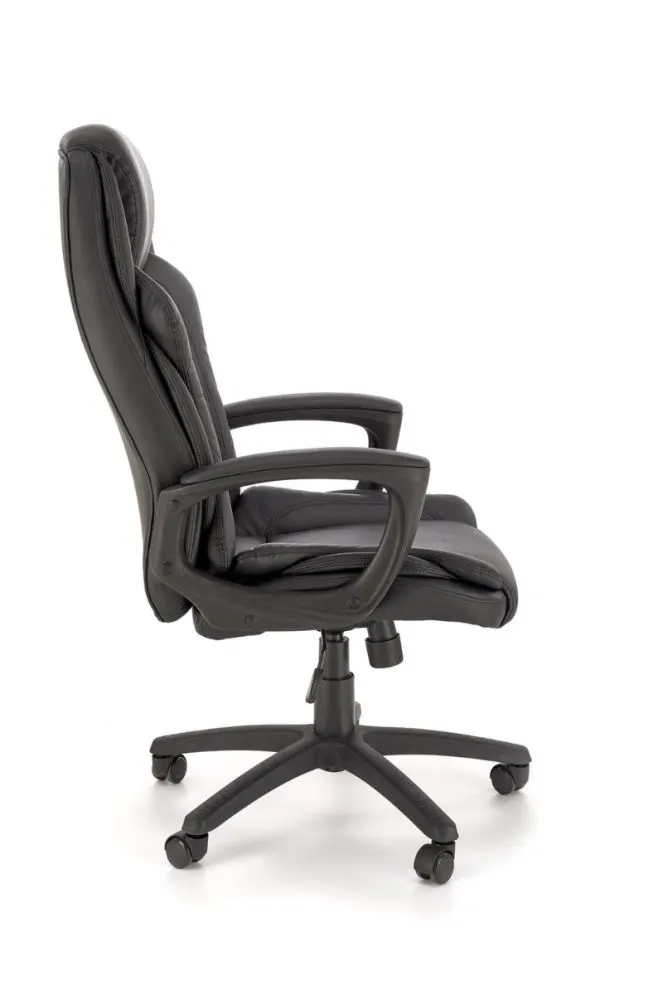 Fotel biurowy MARIO czarny z eco skóry I sklep meblowy MIRAT.