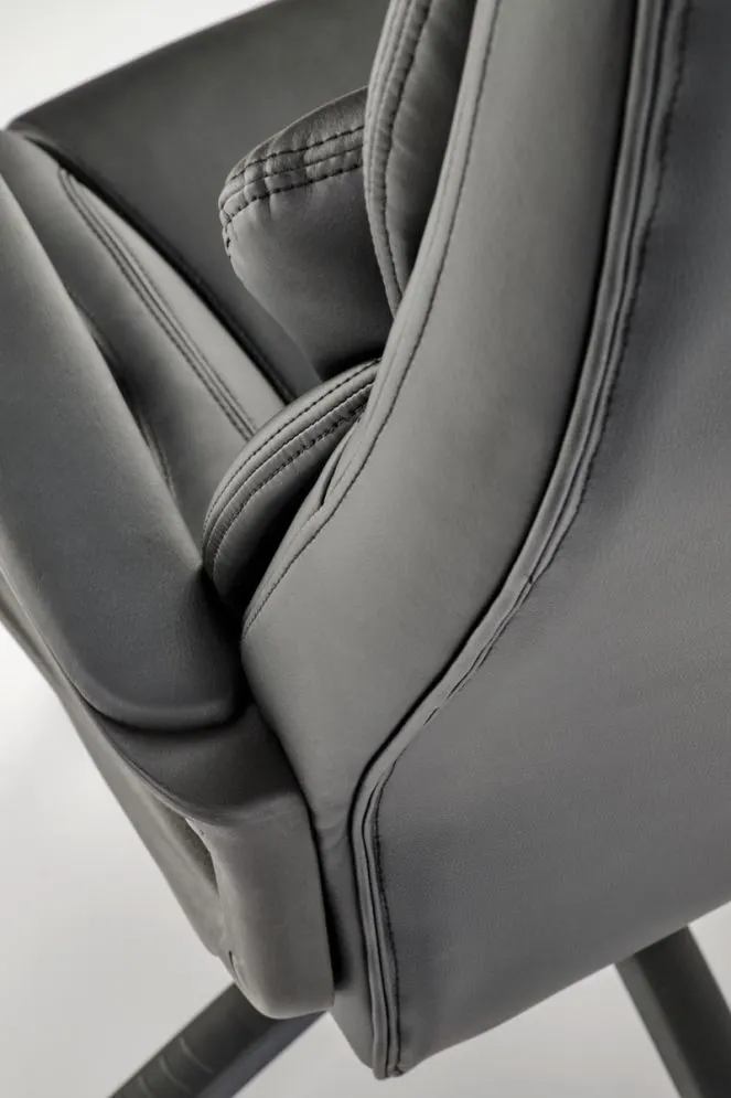 Fotel biurowy MARIO czarny z eco skóry I sklep meblowy MIRAT.