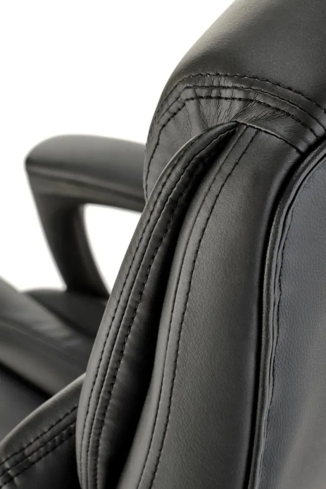 Fotel biurowy MARIO czarny z eco skóry I sklep meblowy MIRAT.