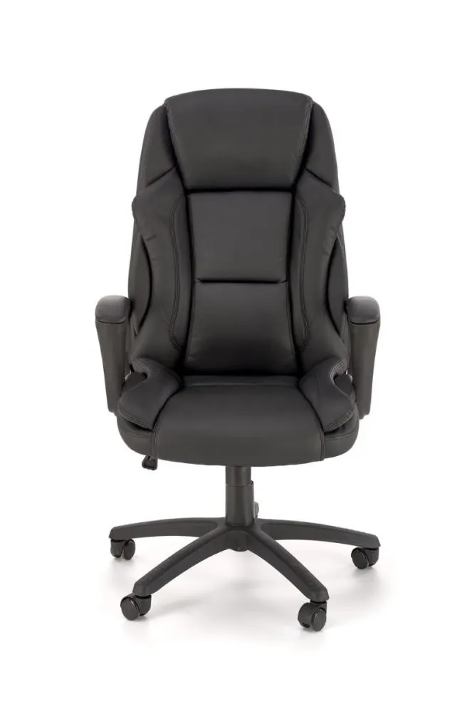 Fotel biurowy MARIO czarny z eco skóry I sklep meblowy MIRAT.