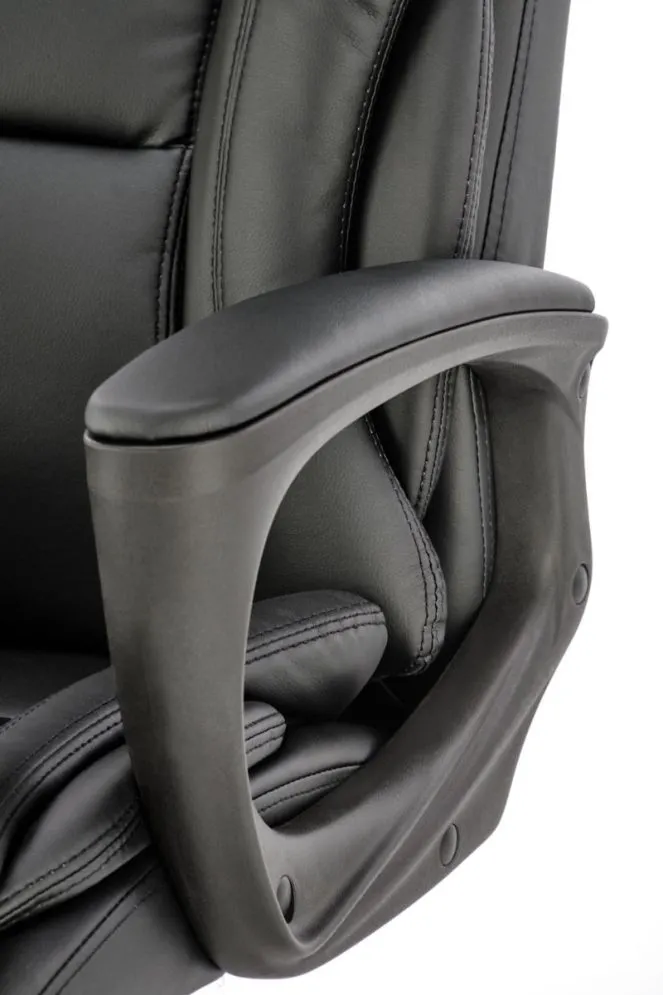 Fotel biurowy MARIO czarny z eco skóry I sklep meblowy MIRAT.