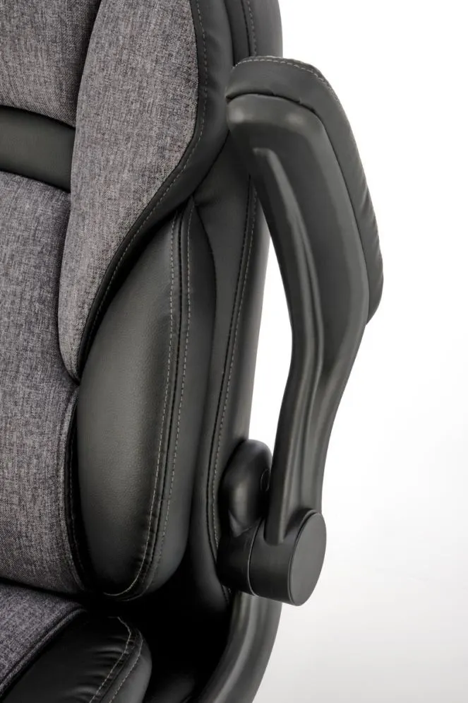 Fotel biurowy VALERIO czarny/szary do gabinetu I sklep meblowy MIRAT.