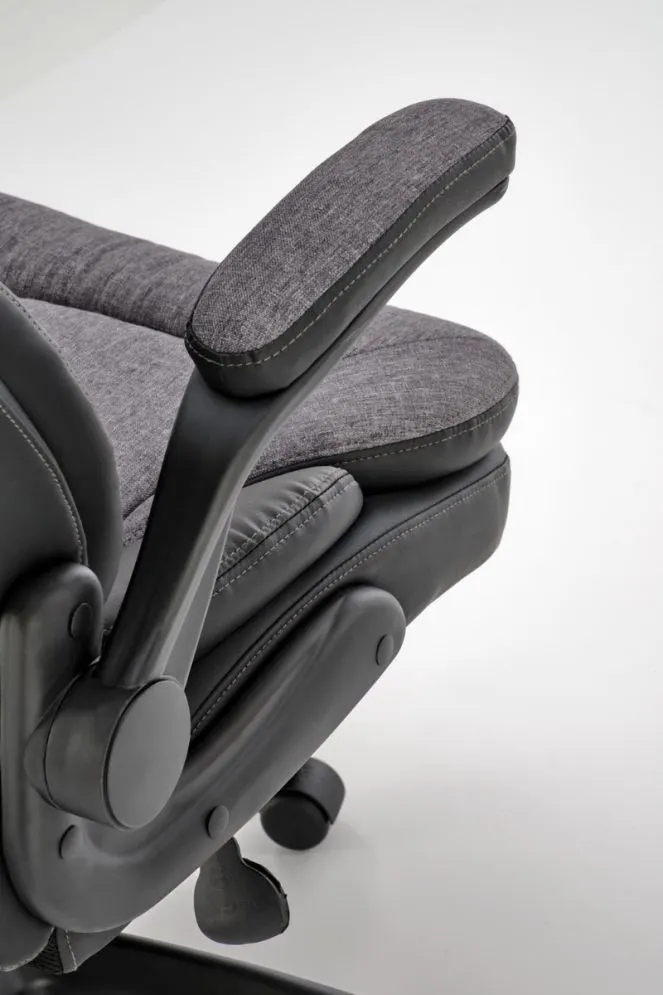 Fotel biurowy VALERIO czarny/szary do gabinetu I sklep meblowy MIRAT.