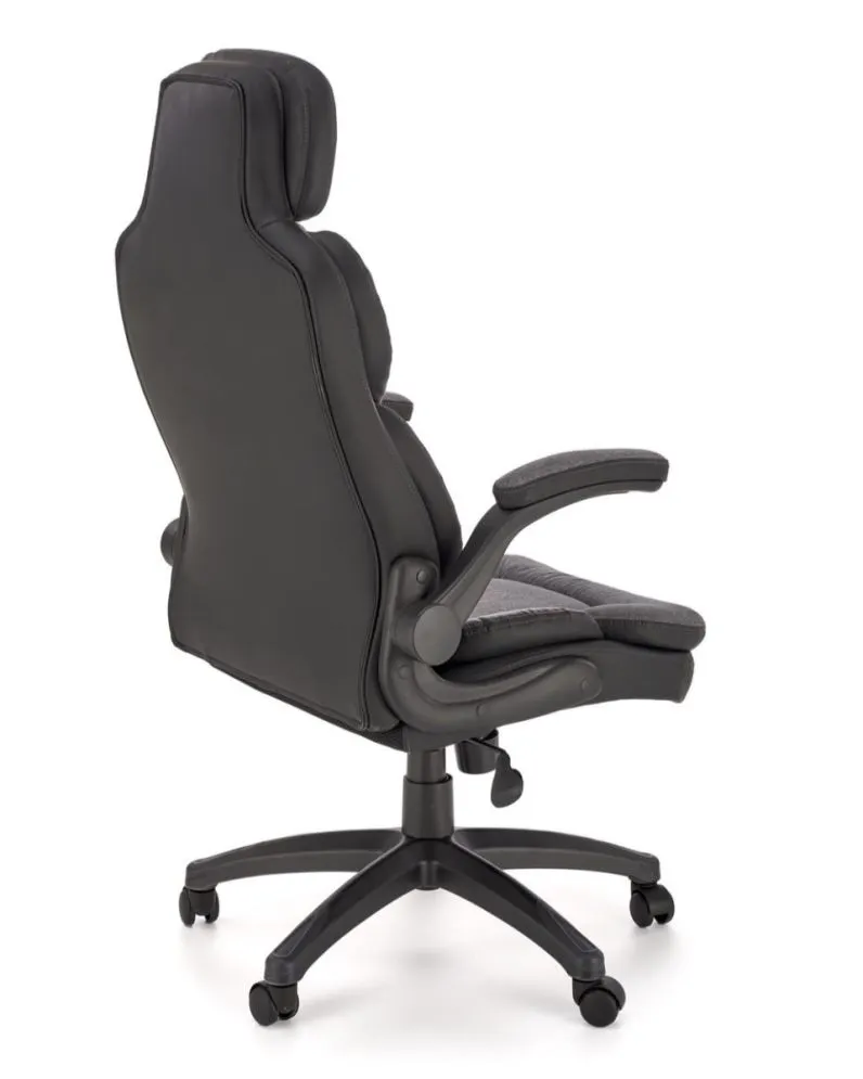 Fotel biurowy VALERIO czarny/szary do gabinetu I sklep meblowy MIRAT.