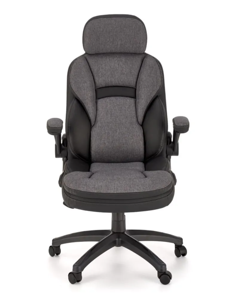 Fotel biurowy VALERIO czarny/szary do gabinetu I sklep meblowy MIRAT.