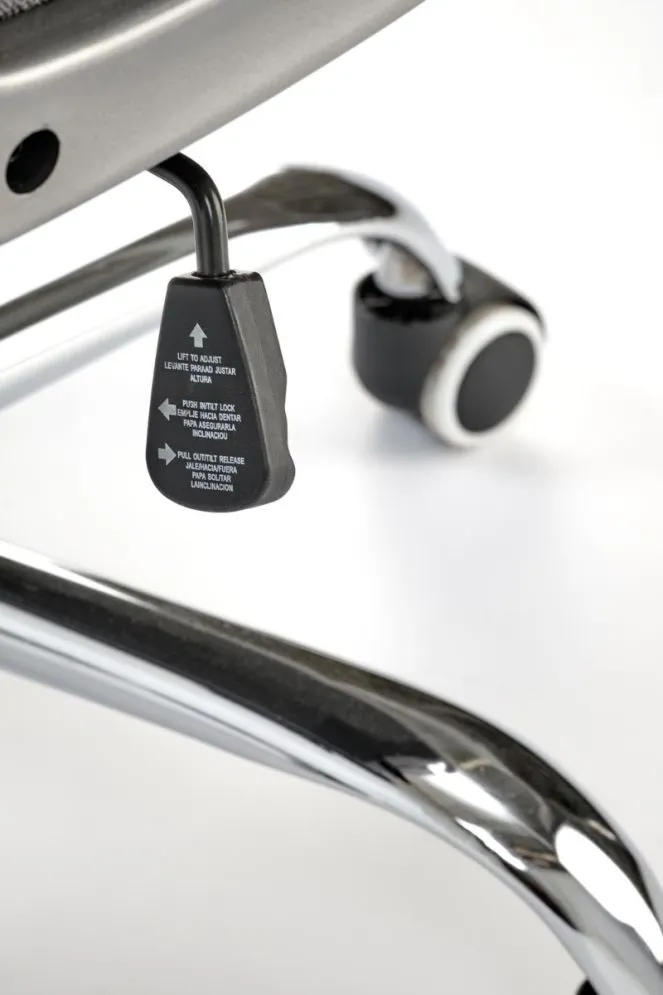 Fotel biurowy HELDER 2 szary z podłokietnikami I sklep meblowy MIRAT.