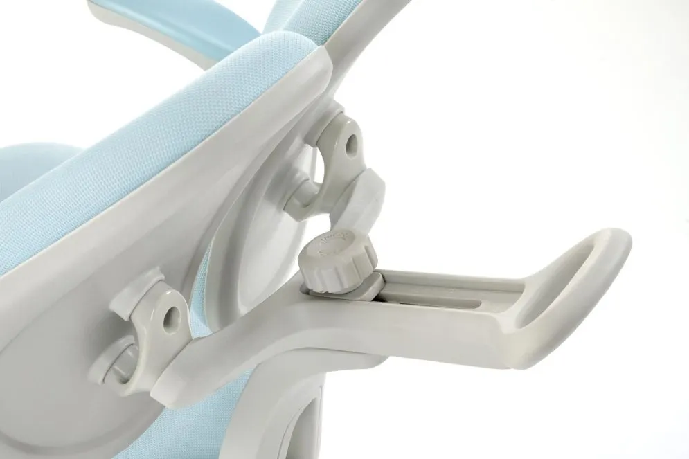 Fotel dla dziecka PANCO jasny niebieski z podłokietnikami I sklep meblowy MIRAT.