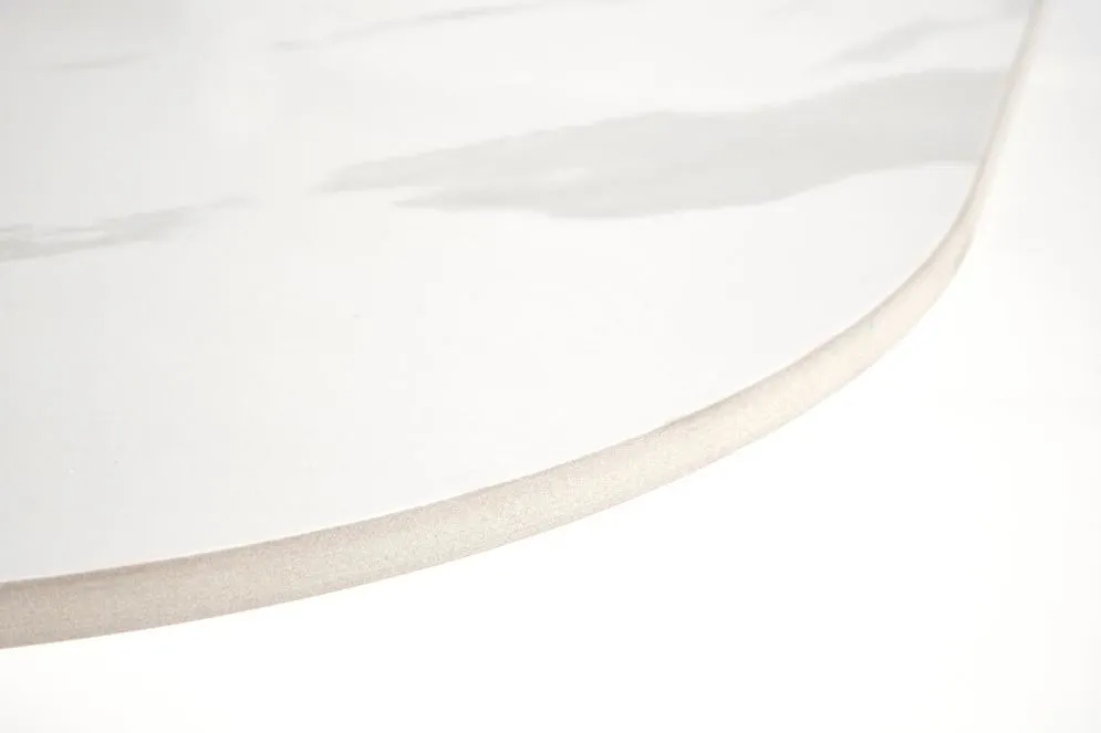 Ława BORNA 80x80 biały marmur/czarna glamour I sklep meblowy MIRAT. styl GLAMOUR