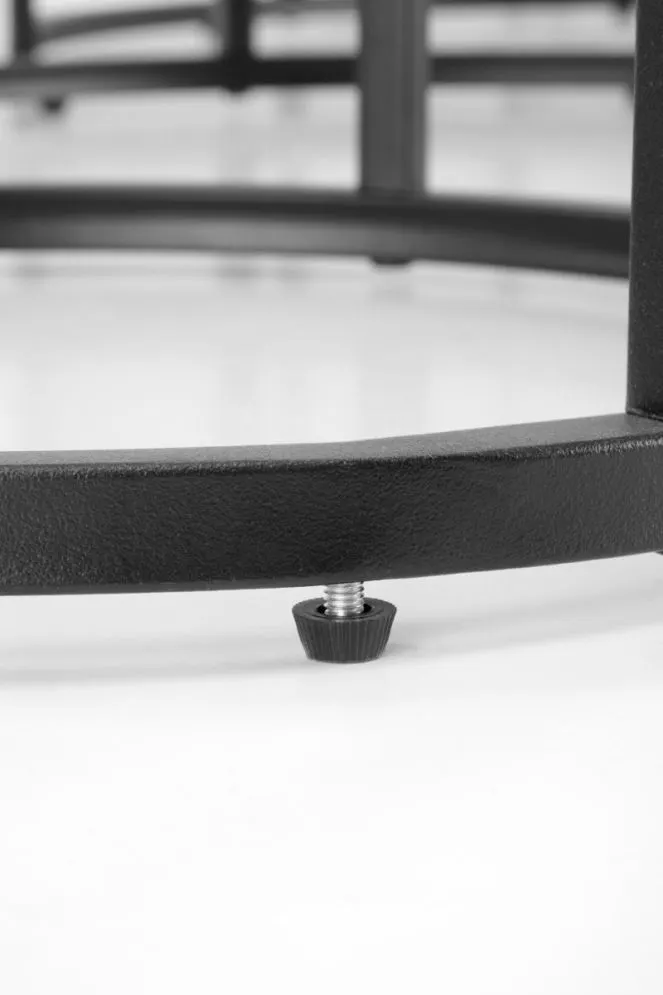 Zestaw 3 ław GILDA biały marmur/czarny w loftowym stylu I sklep meblowy MIRAT.