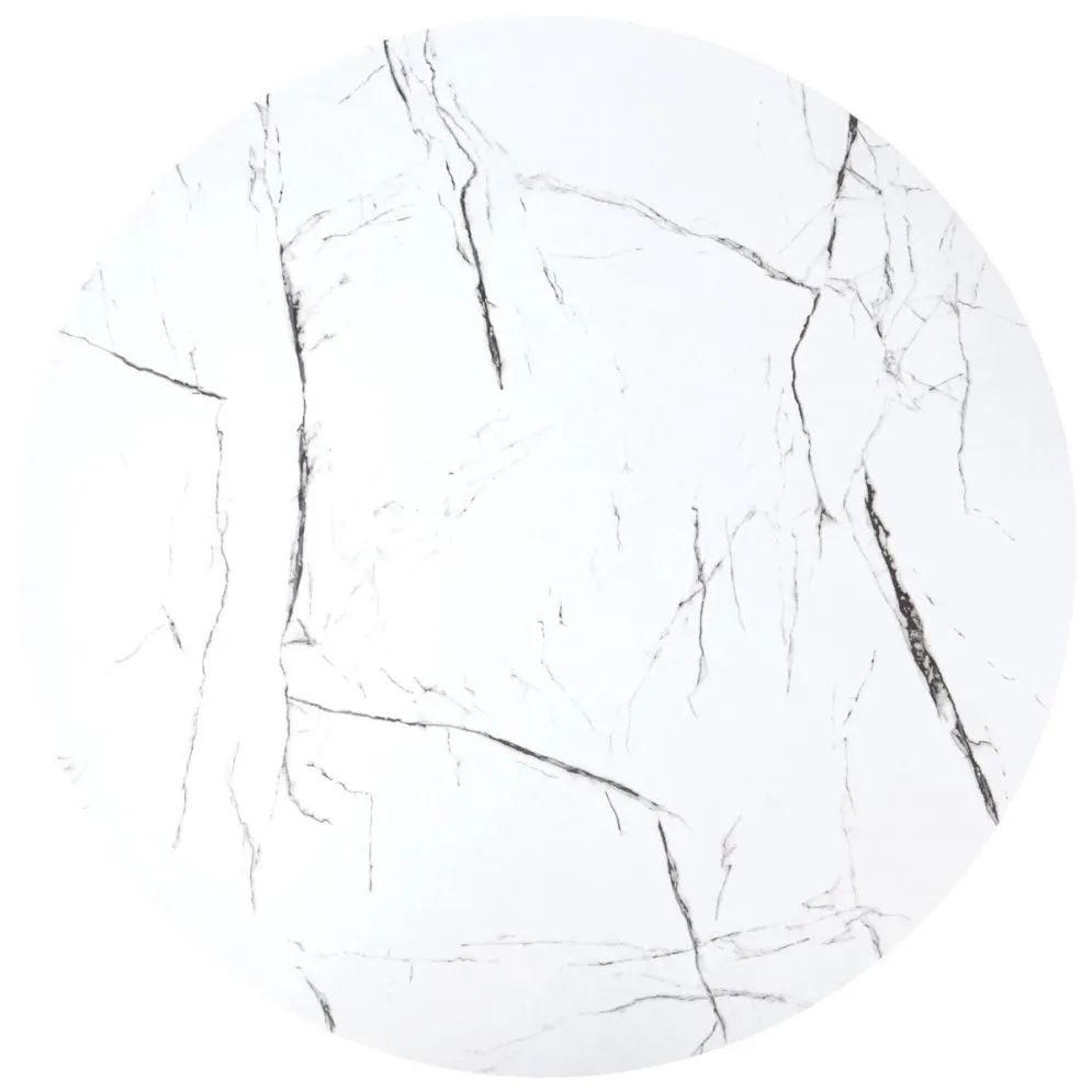 Zestaw 2 stolików JAVA biały marmur/czarny na metalowej podstawie I sklep meblowy MIRAT. styl GLAMOUR, LOFT