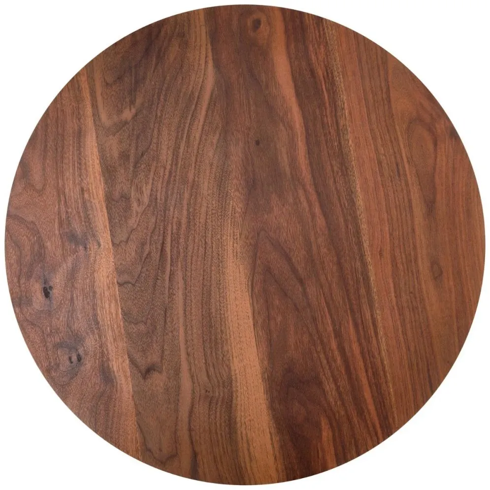 Zestaw 2 stolików JAVA orzech/czarny okrągłe I sklep meblowy MIRAT. styl LOFT