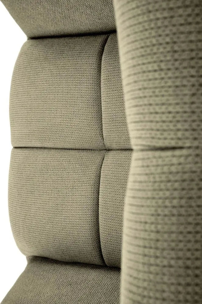 Fotel tapicerowany BYRON oliwkowy loftowy I sklep meblowy MIRAT.