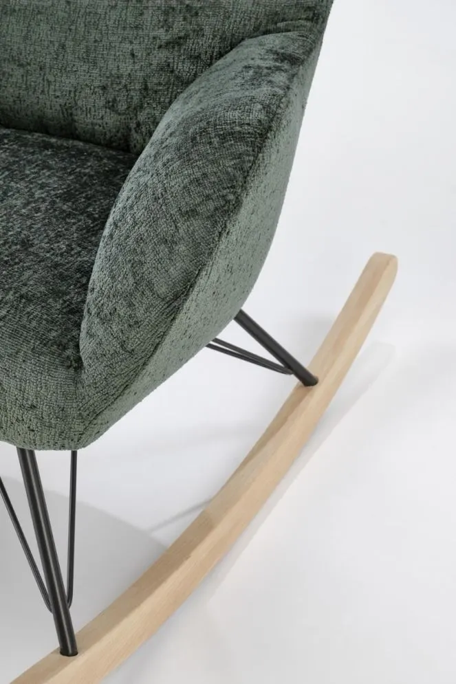 Fotel bujany CASTRO zielony I sklep meblowy MIRAT.