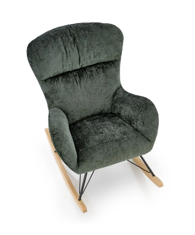 Fotel bujany CASTRO zielony I sklep meblowy MIRAT.