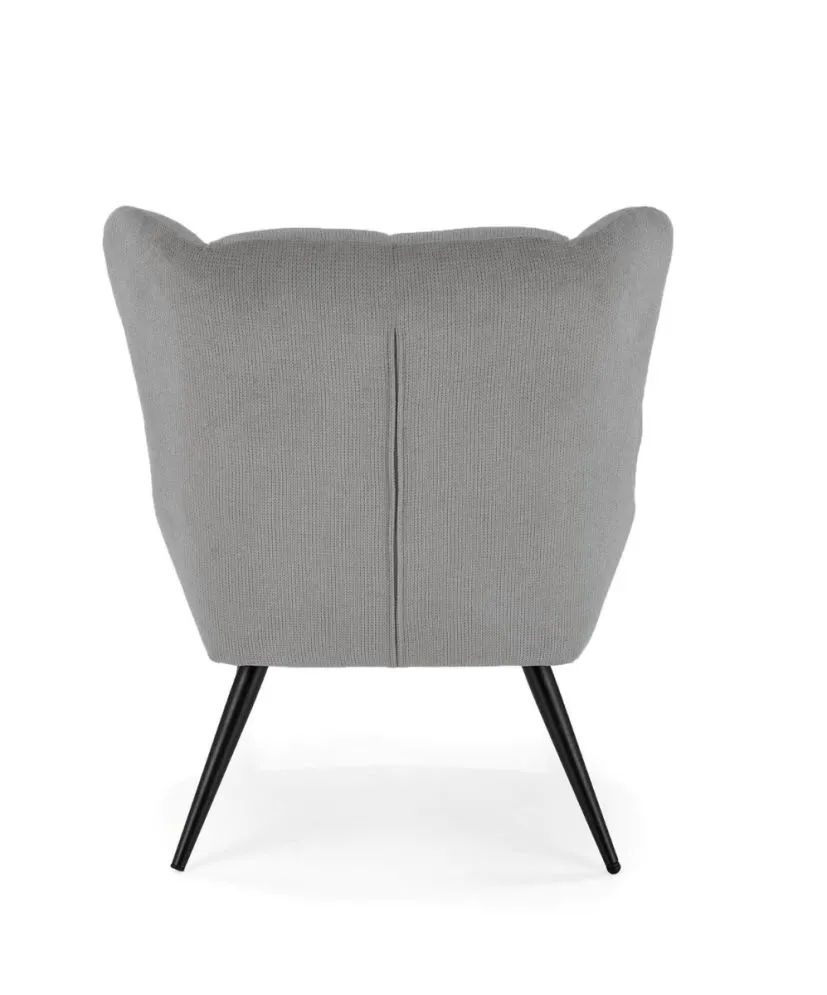 Fotel tapicerowany BYRON szary do salonu I sklep meblowy MIRAT.