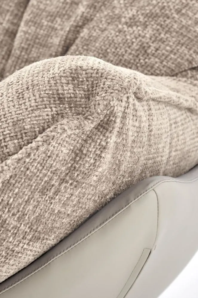 Fotel obrotowy LOBSTER beżowy bez kółek I sklep meblowy MIRAT.