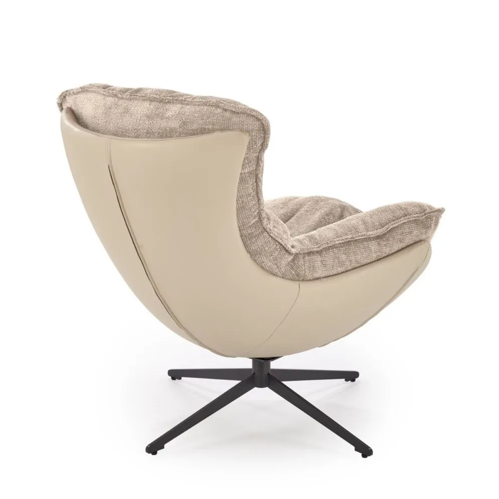 Fotel obrotowy LOBSTER beżowy bez kółek I sklep meblowy MIRAT.