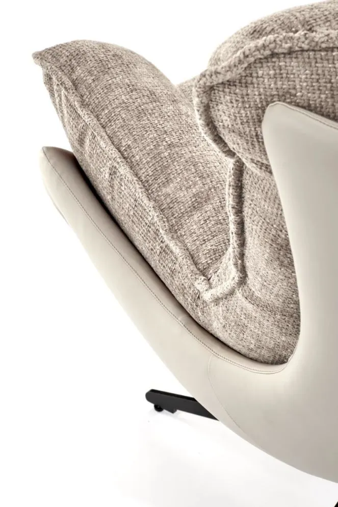 Fotel obrotowy LOBSTER beżowy bez kółek I sklep meblowy MIRAT.