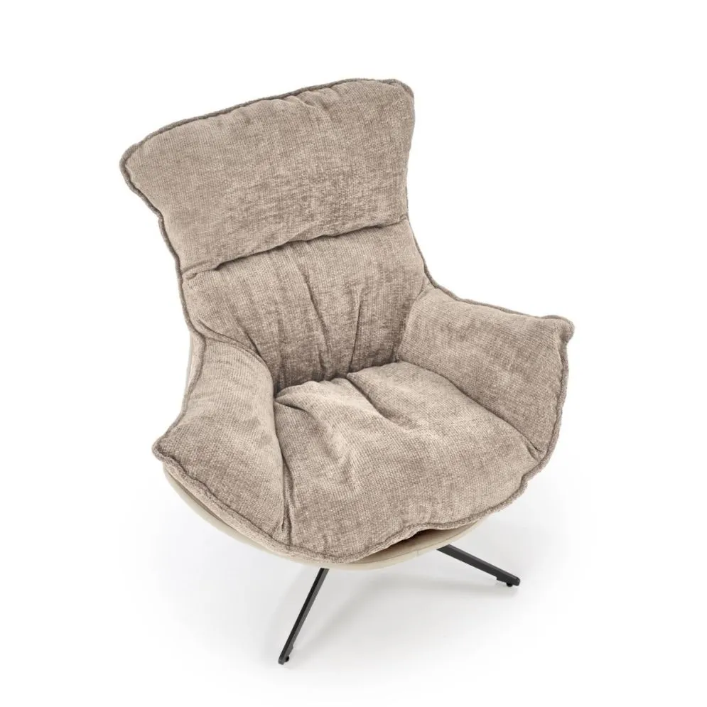 Fotel obrotowy LOBSTER beżowy bez kółek I sklep meblowy MIRAT.