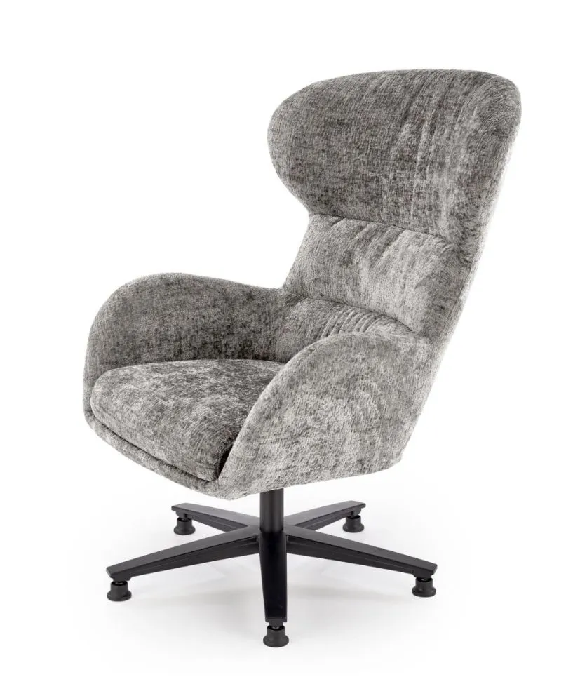 Fotel obrotowy FRANCO szary bez kółek I sklep meblowy MIRAT.