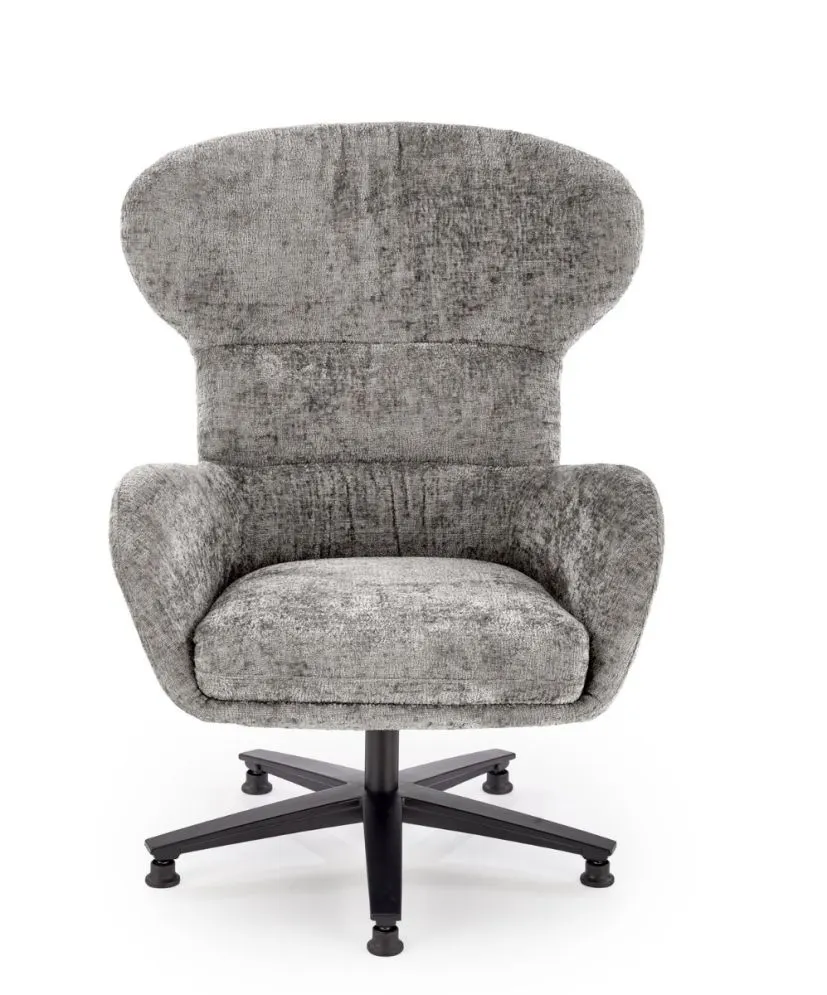 Fotel obrotowy FRANCO szary bez kółek I sklep meblowy MIRAT.