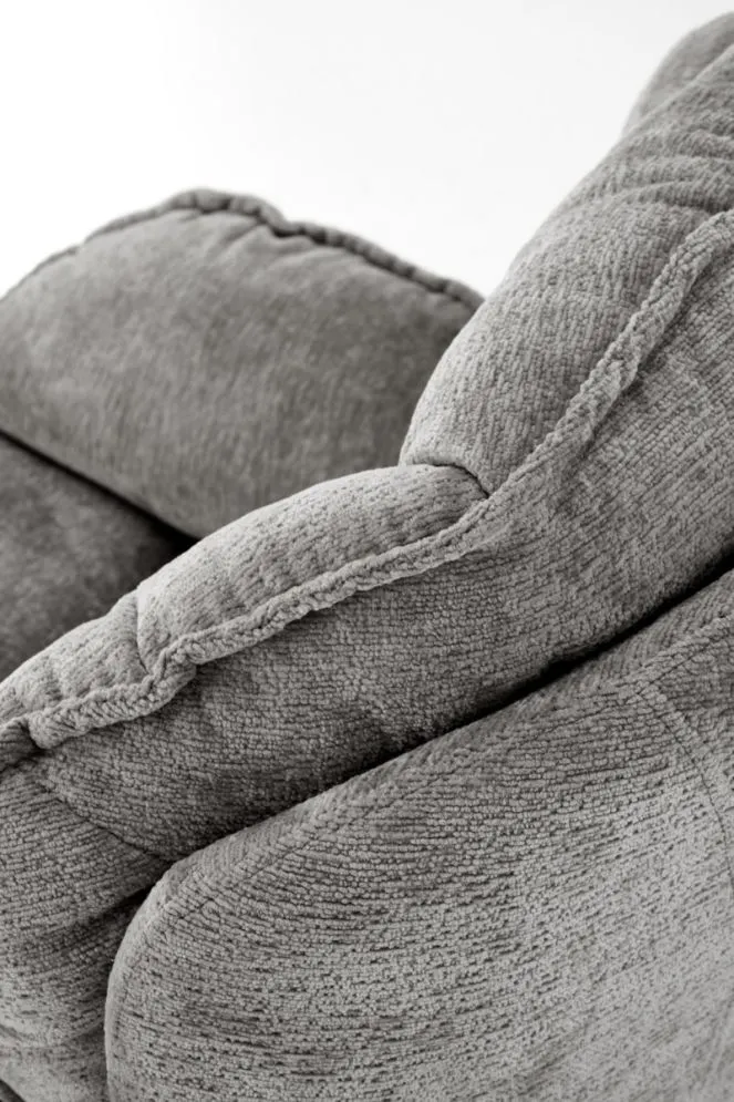 Fotel tapicerowany GUIDO szary obrotowy 360° I sklep meblowy MIRAT.