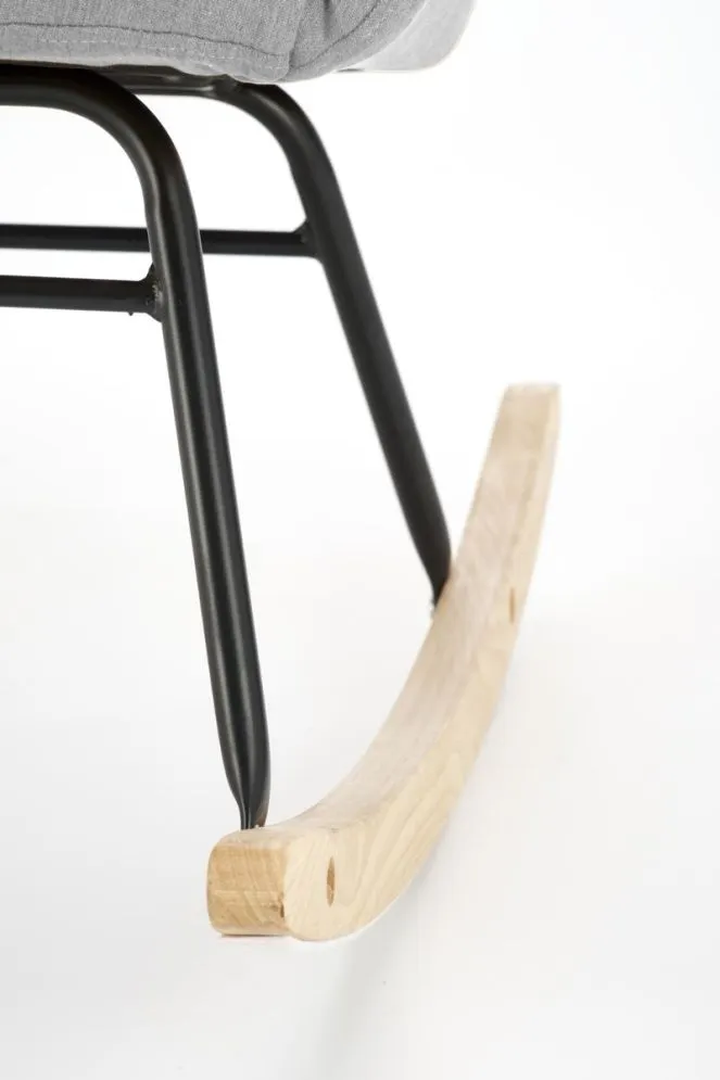 Fotel bujany VASCO szary wypoczynkowy I sklep meblowy MIRAT.