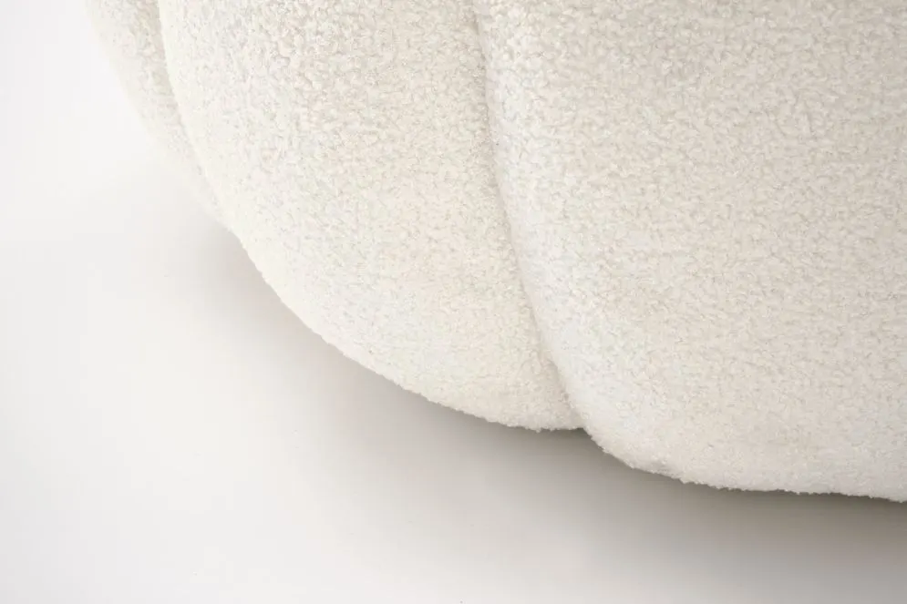 Fotel GASPAR kremowy boucle I sklep meblowy MIRAT.