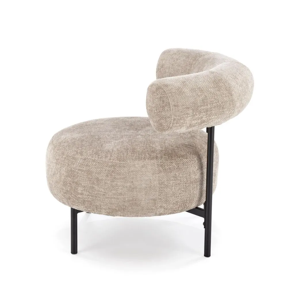 Fotel HAZARD beżowy wypoczynkowy I sklep meblowy MIRAT.