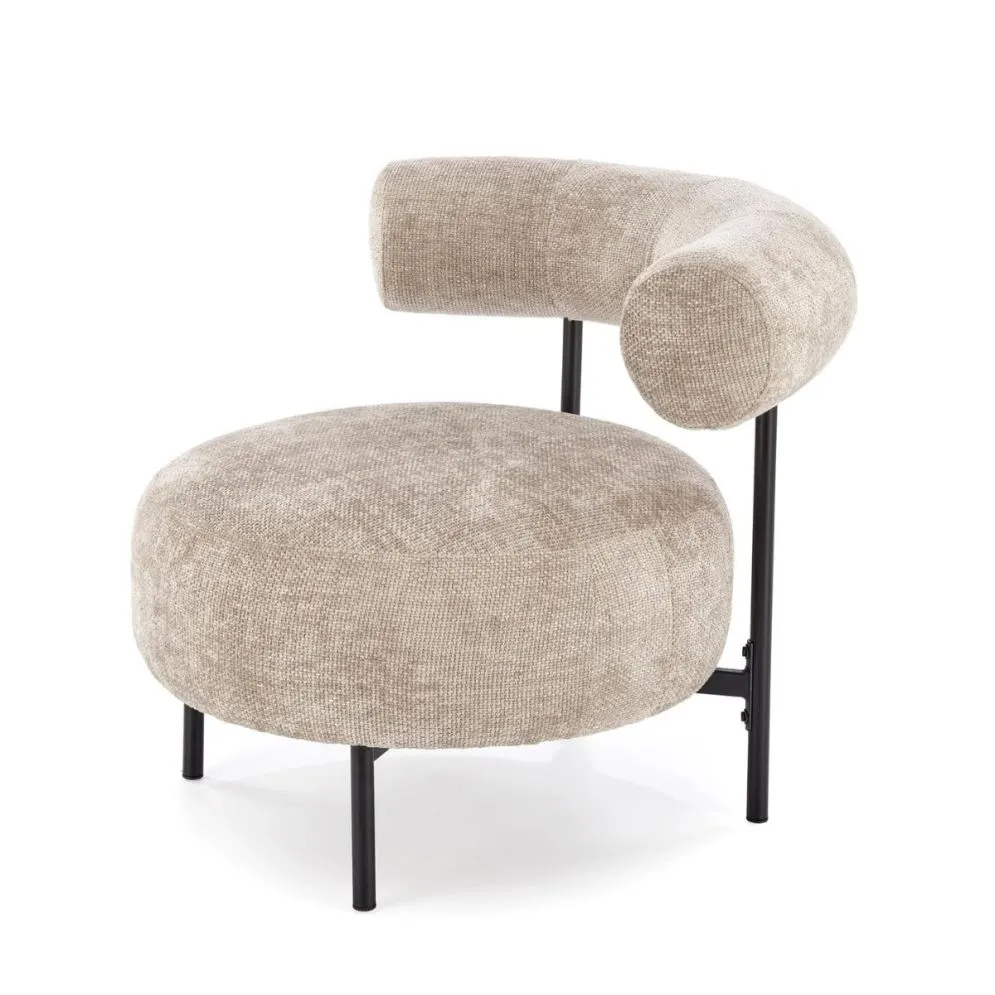 Fotel HAZARD beżowy wypoczynkowy I sklep meblowy MIRAT.