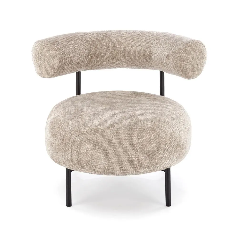 Fotel HAZARD beżowy wypoczynkowy I sklep meblowy MIRAT.