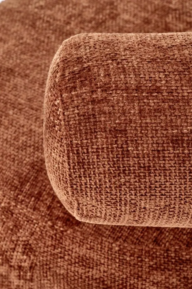 Fotel HAZARD cynamonowy niski I sklep meblowy MIRAT.