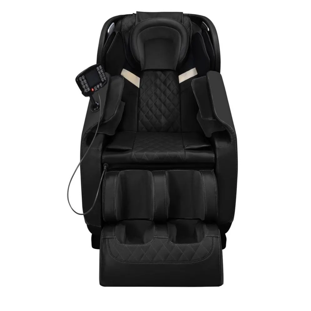 Fotel rozkładany SOLARIA czarny z funkcją masażu ekoskóra I sklep meblowy MIRAT.